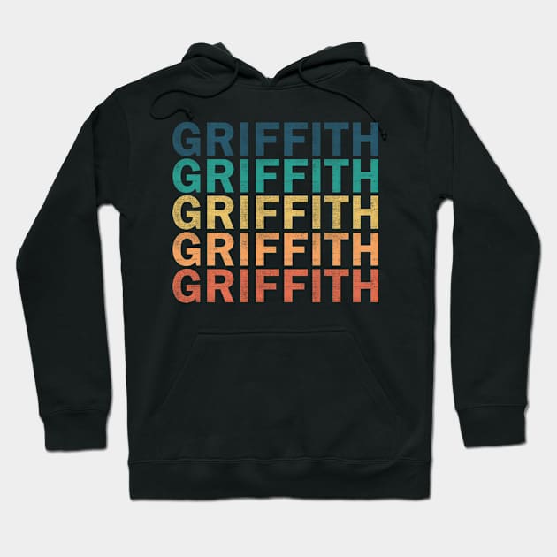 Griffith Name T Shirt - Griffith Vintage Retro Name Gift Item Tee Hoodie by henrietacharthadfield